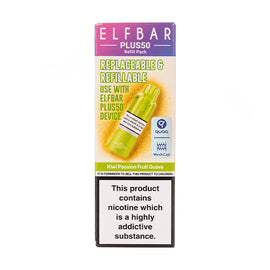Kiwi Passion Fruit Guava Plus50 Prefilled Pod + Refill by Elf Bar