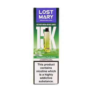Kiwi Passionfruit Guava Nera 15k Prefilled Pod + Refill by Lost Mary