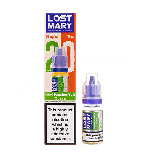 Kiwi Passionfruit Guava Nic Salt E-Liquid by Lost Mary
