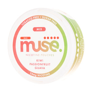 Kiwi Passionfruit Guava Nicotine Pouches by Muse Max 24mg