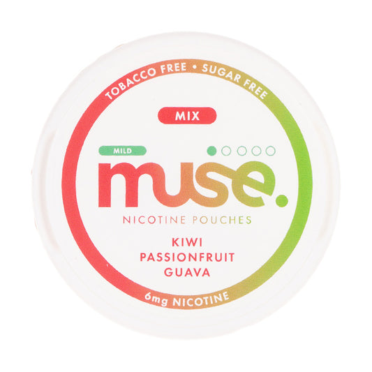 Kiwi Passionfruit Guava Nicotine Pouches by Muse