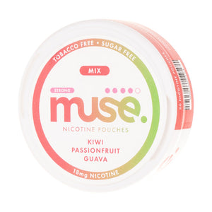 Kiwi Passionfruit Guava Nicotine Pouches by Muse Strong 18mg
