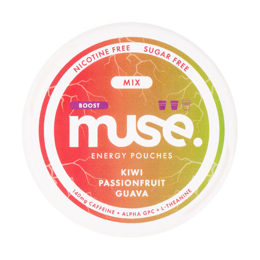 Kiwi Passionfruit Guava Energy Pouches by Muse