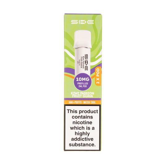 Kiwi Passionfruit Guava Crystal 600 Pro Prefilled Pods by SKE