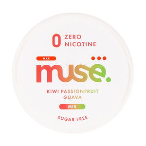 Kiwi Passionfruit Guava Zero Nicotine Pouches by Muse