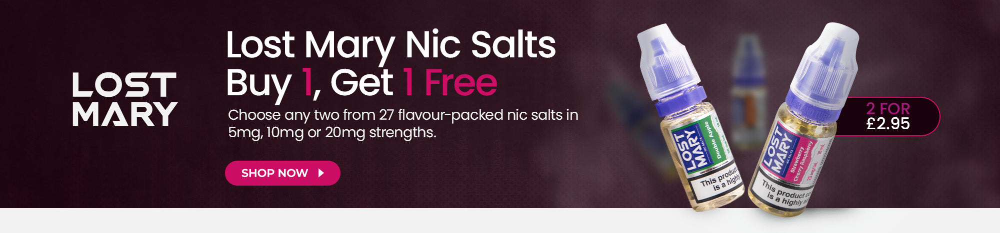 Lost Mary Salts - Buy One, Get One Free
