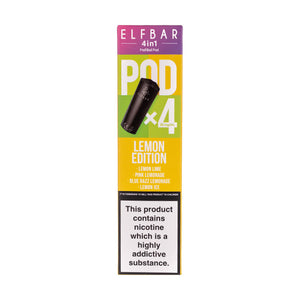 Lemon Edition 4 in 1 Prefilled Pods by Elf Bar - 4 Pack