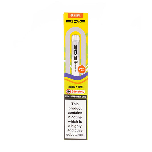 Lemon Lime Crystal Bar 600 Prefilled Pod by SKE