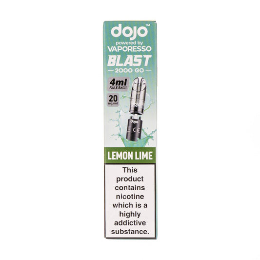 Lemon Lime Dojo Blast 2000 Go Prefilled Pod + Refill by Vaporesso