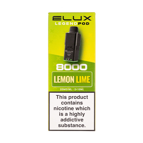 Elux Lemon Lime Legend 8000 Prefilled Pod + Refill by Elux — image 1 of 1