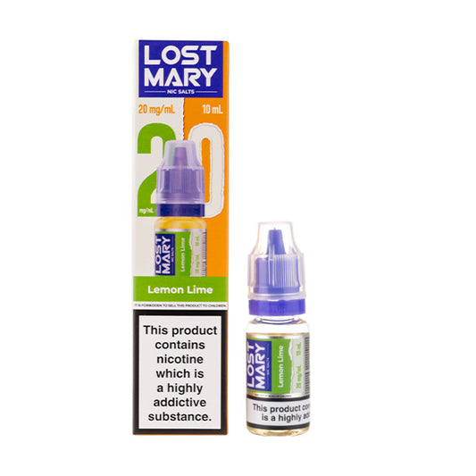 Lemon Lime Nic Salt E-Liquid by Lost Mary