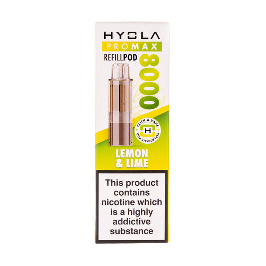 Lemon Lime Pro Max 8000 Prefilled Pod + Refill by Hyola