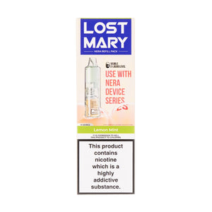 Lemon Mint Nera 15k Prefilled Pod + Refill by Lost Mary