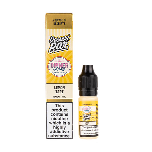 Lemon Tart Nic Salt E-Liquid by Dinner Lady Dessert Bar Salts