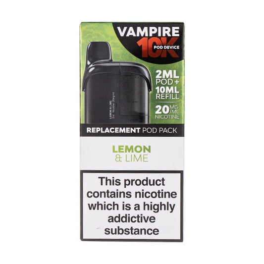Lemon & Lime 10K Prefilled Pod + Refill by Vampire Vape