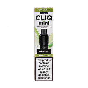 Lemon & Lime Cliq Mini Prefilled Pod + Refill by Avomi