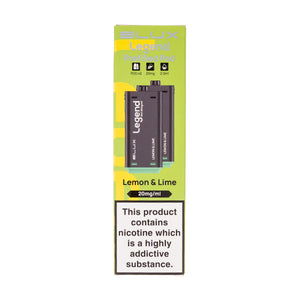 Lemon & Lime Legend 1500 Prefilled Pods by Elux