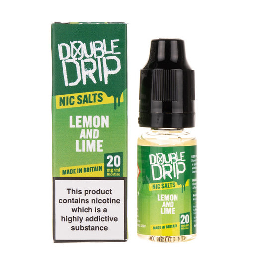 Lemon & Lime Nic Salt E-liquid by Double Drip