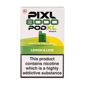 Lemon & Lime Pixl 8000 Prefilled Pod + Refill by Pixl