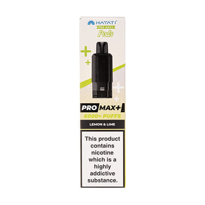 Lemon & Lime Pro Max Prefilled Pod + Refill by Hayati