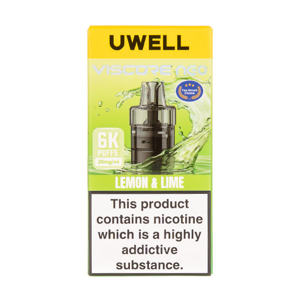 Uwell Lemon & Lime Viscore Neo 6K Prefilled Pod + Refill by Uwell — image 1 of 1
