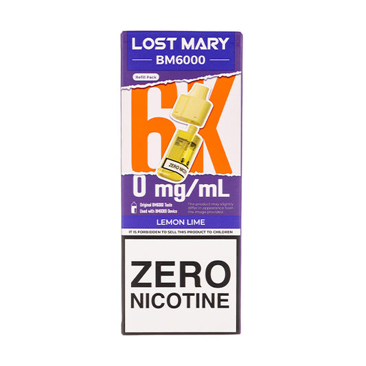 Lemon Lime BM6000 Prefilled Pod + Refill by Lost Mary - 0mg
