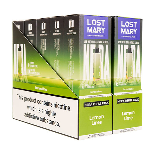 Lost Mary Nera 15k Prefilled Pod + Refill [Box of 10] - Lemon Lime