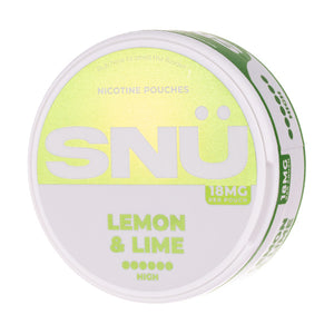 Lemon & Lime Nicotine Pouches by SNÜ 18mg