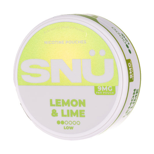 Lemon & Lime Nicotine Pouches by SNÜ 9mg