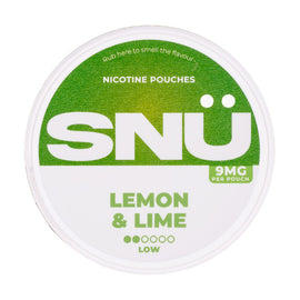 Lemon & Lime Nicotine Pouches by SNÜ - 9mg