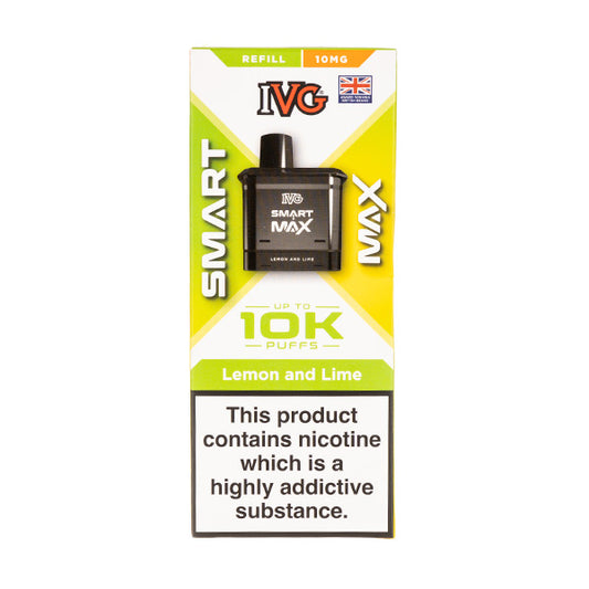 Lemon Lime Smart Max Prefilled Pod + Refill by IVG