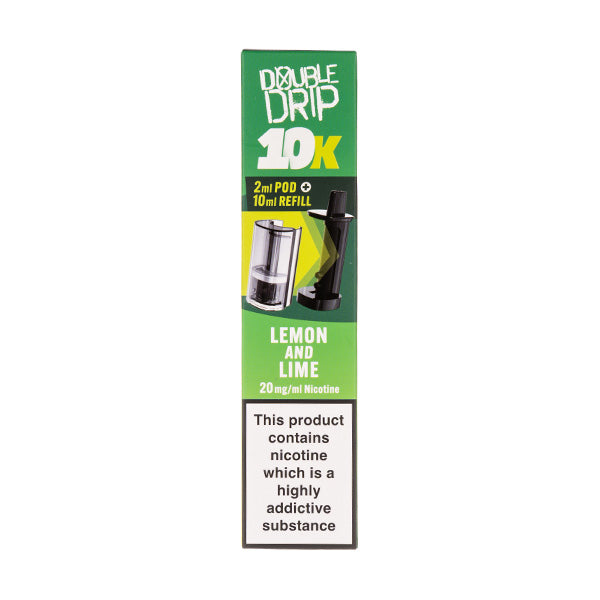 Double Drip 10k Lemon and Lime Refill Pack | Vape Superstore