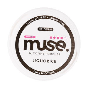 Liquorice Nicotine Pouches by Muse  Strong 18mg