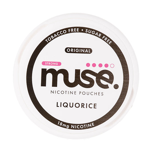 Liquorice Nicotine Pouches by Muse  Strong 18mg