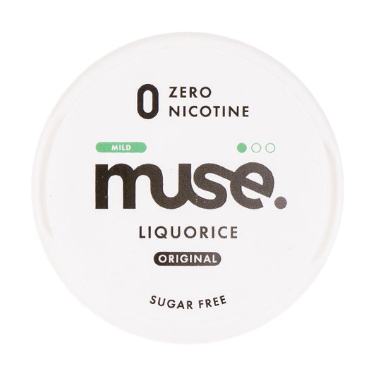 Liquorice Zero Nicotine Pouches by Muse