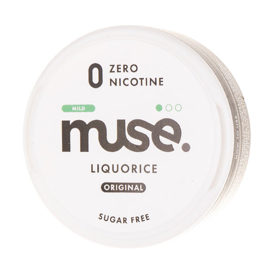 Liquorice Zero Nicotine Pouches by Muse