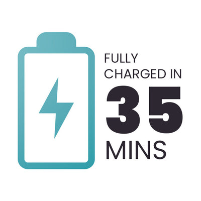 35 Minutes Charge Time