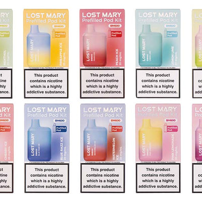 16 Classic Lost Mary Flavours