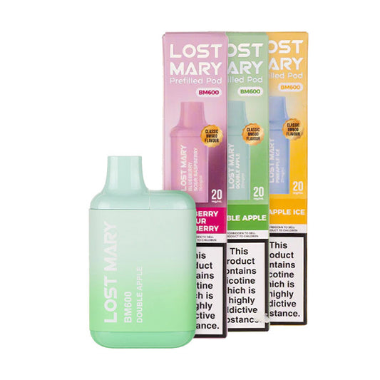 Lost Mary BM600 Pod Kit Bundle - Incl. 7 pods | Save over 20% Lost Mary BM600 Pod Kit Bundle - Incl. 7 pods | Save over 20%