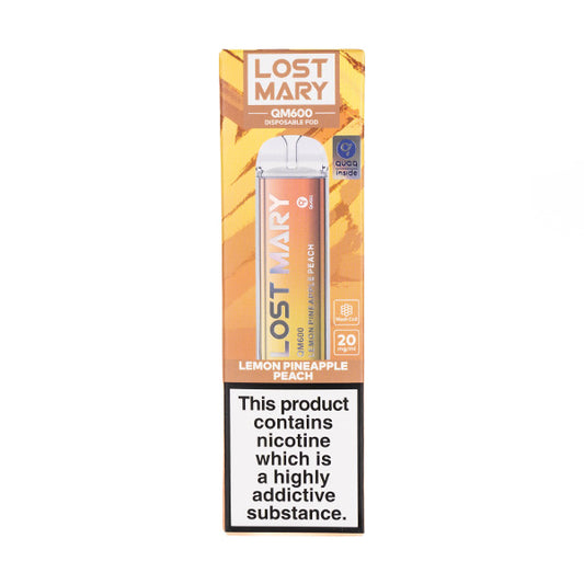 Lost Mary QM600 Disposable in Lemon Pineapple Peach