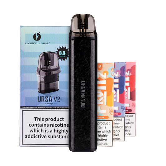 Lost Vape Ursa Nano 3 Pod Kit Bundle - Full Vape Setup Lost Vape Ursa Nano 3 Pod Kit Bundle - Full Vape Setup