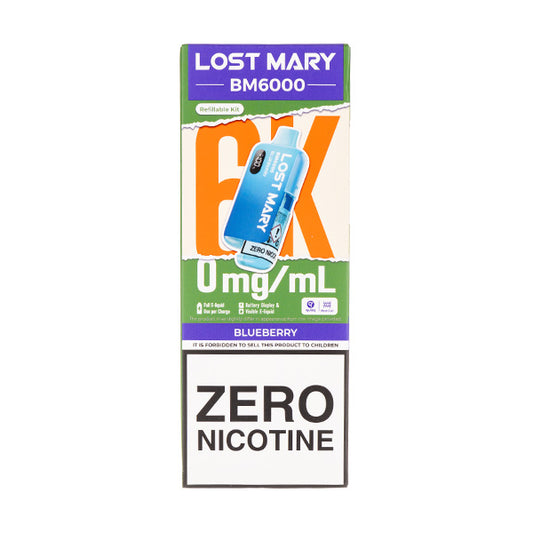 Lost Mary BM6000 Prefilled Pod Kit - 0mg - Blueberry