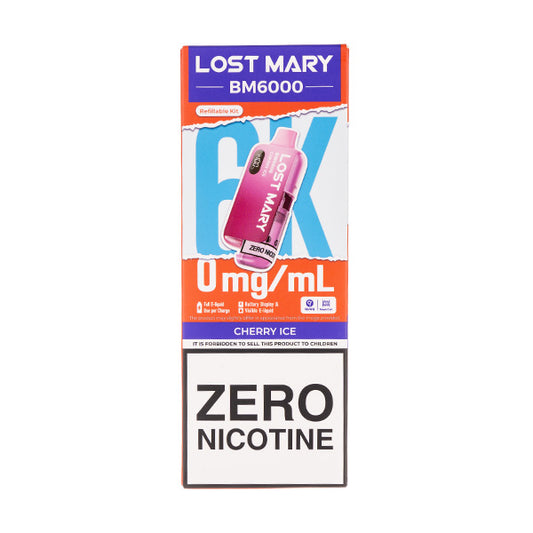 Lost Mary BM6000 Prefilled Pod Kit - 0mg - Cherry Ice
