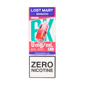 Lost Mary BM6000 Prefilled Pod Kit - 0mg - Strawberry Ice