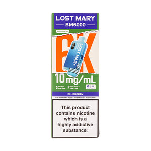 Lost Mary BM6000 Prefilled Pod Kit - 10mg - Blueberry