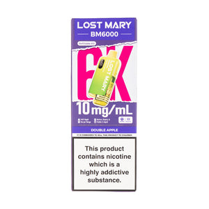 Lost Mary BM6000 Prefilled Pod Kit - 10mg - Double Apple