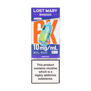 Lost Mary BM6000 Prefilled Pod Kit - 10mg - Menthol