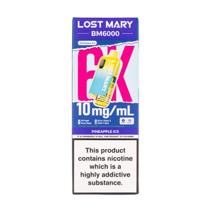Lost Mary BM6000 Prefilled Pod Kit - 10mg - Pineapple Ice 
