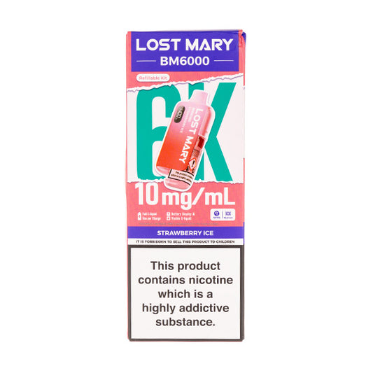 Lost Mary BM6000 Prefilled Pod Kit - 10mg - Blueberry Ice
