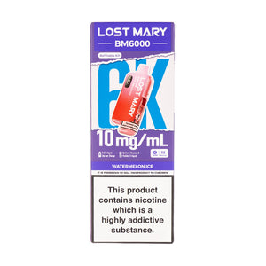 Lost Mary BM6000 Prefilled Pod Kit - 10mg- Watermelon Ice